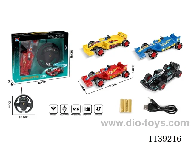 1:18 4ch rc car included battery