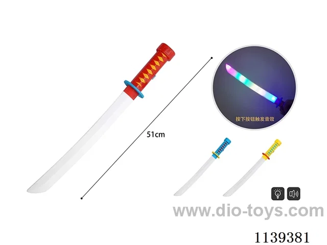Flash knife 4 colours without case 8 lights with sound
