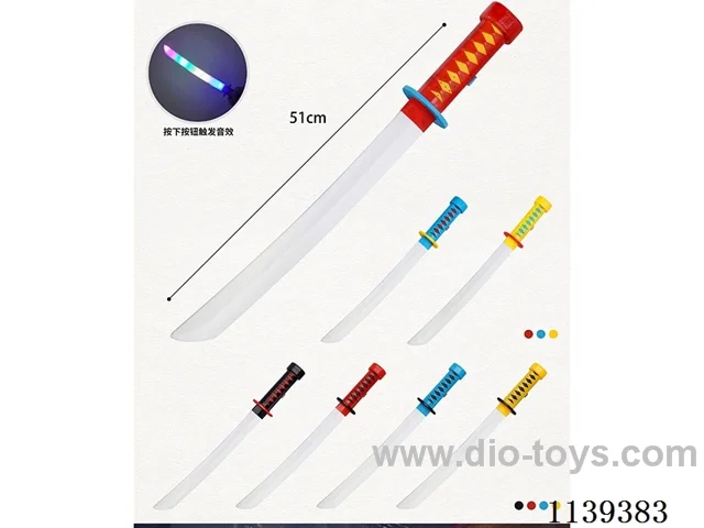 Flashing knife 4 colours without case 8 lights without sound