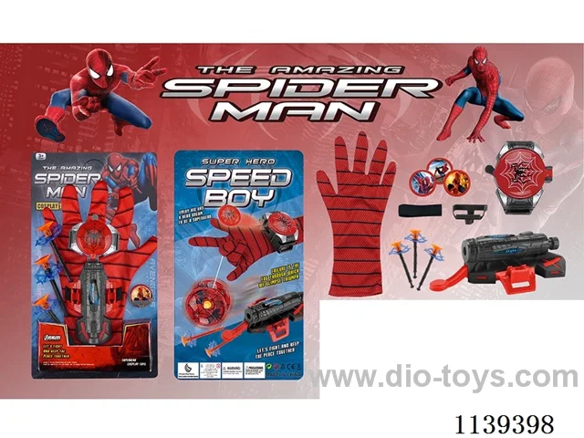 Spider-Man Gloves + Double Launcher