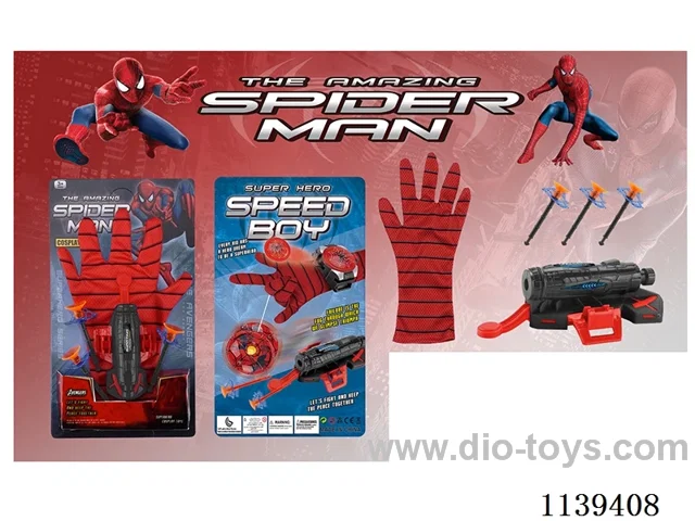 Spider-Man Gloves with Large Launcher