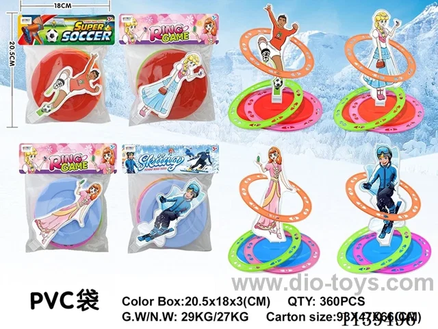 4 mixed sets of hoops