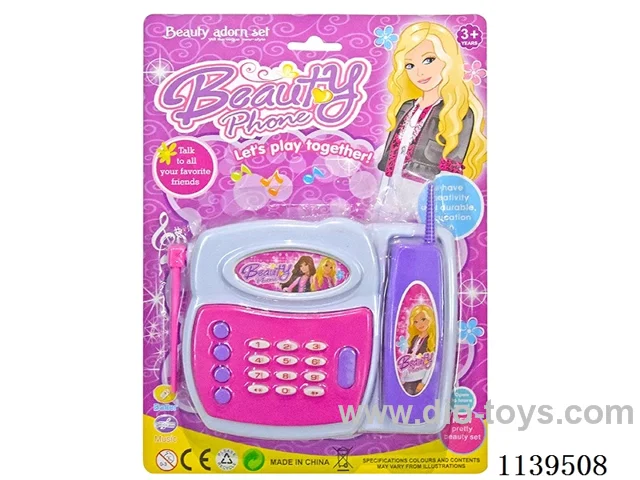 Telephone with sound and light