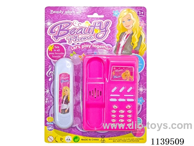 Telephone with sound and light