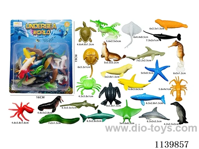 24 Sea Animals Complete Set (24PCS)