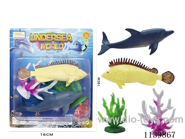 Dolphin, Jewel Fish(4PCS)