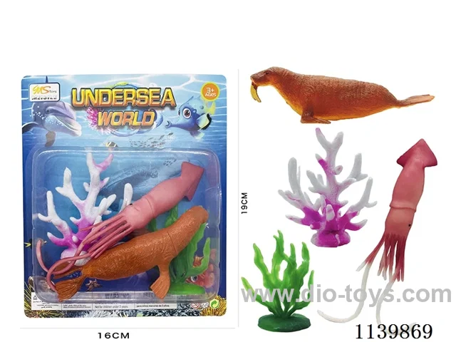 Walrus, Squid(4PCS)