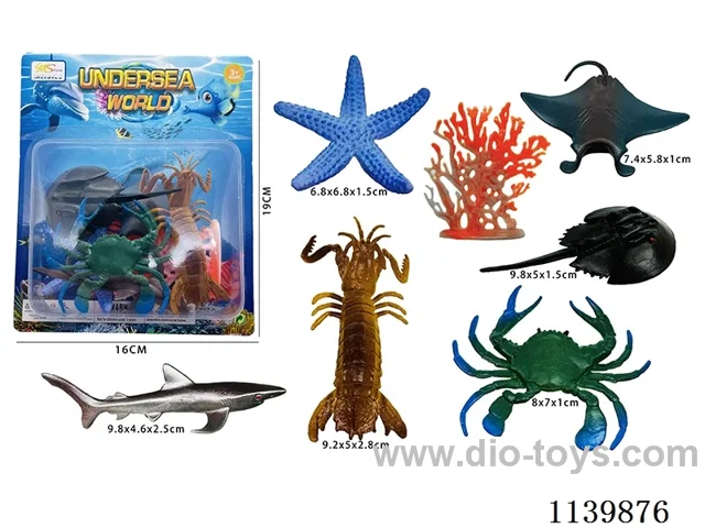 6 Ocean Animals (7PCS)