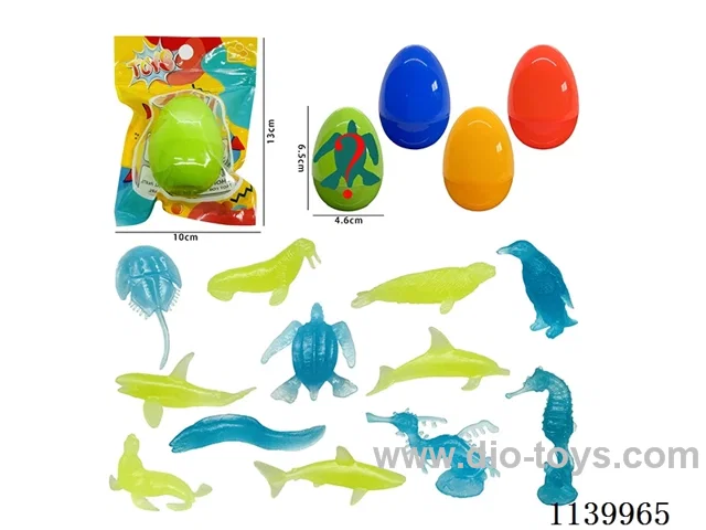 Glow-in-the-dark marine animal with 1 egg