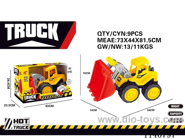 big engineering forklift truck