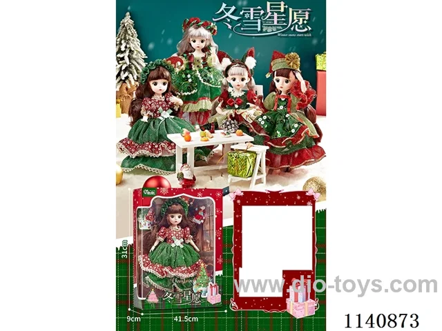 12" 30cm Christmas Doll Gift Box