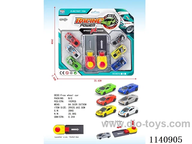 Catapult Racing Car (6PCS with launcher)