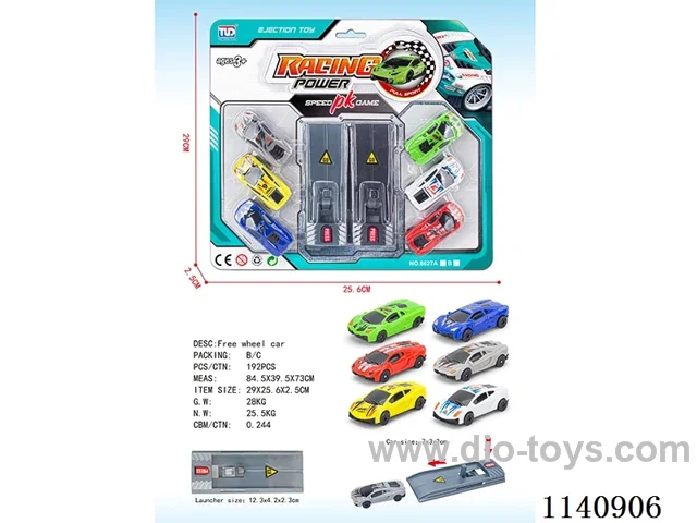 Catapult Racing Car (6PCS with launcher)