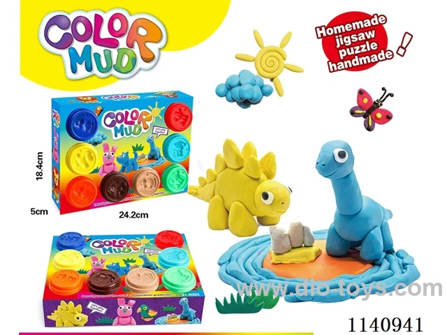 Colourful Clay 8 Bottles