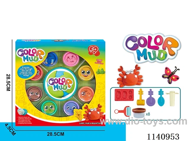 Colourful clay series (8 bottles)