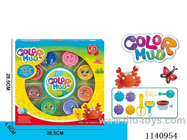 Colourful clay series (8 bottles)