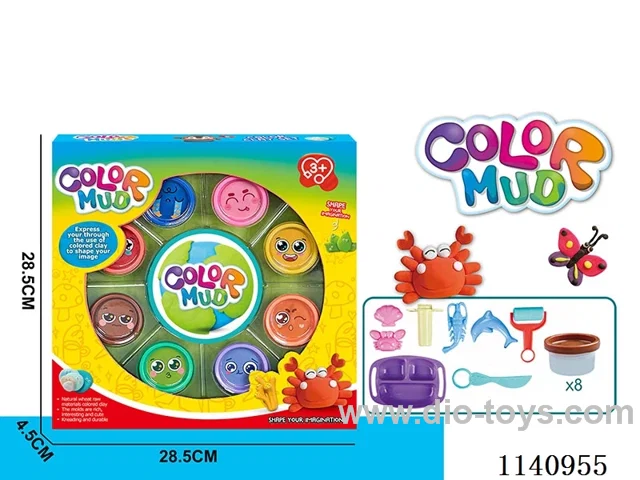Colourful clay series (8 bottles)