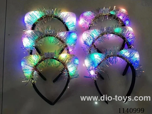 Cat Ears Headdress/Hairband with Lights