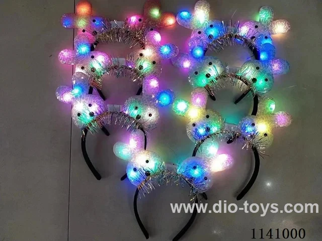 Rabbit Ears Headdress/Hairband with Lights