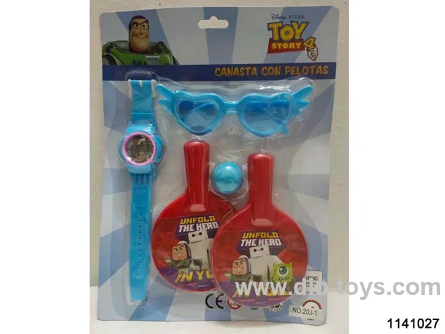 tennis toys in blister card