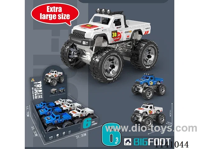 Bigfoot Simulation Inertia Pickup Truck (6 pcs)