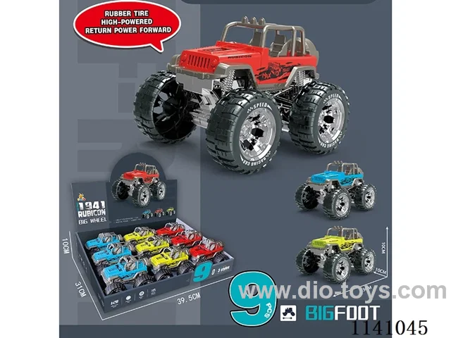 Bigfoot inertia off-road vehicle (9 pcs)