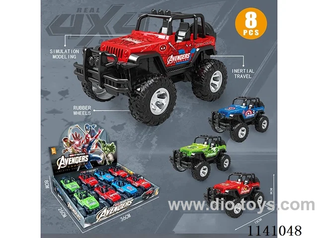 Heroic pull back Off-Road Buggy (8 pcs)