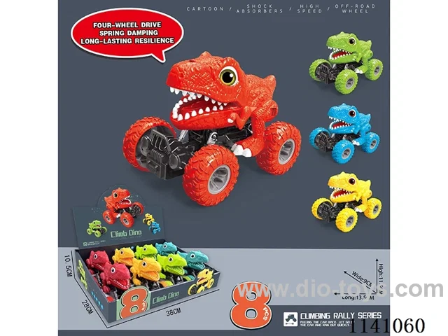 Climbing small dinosaur double pull back (8 pcs)