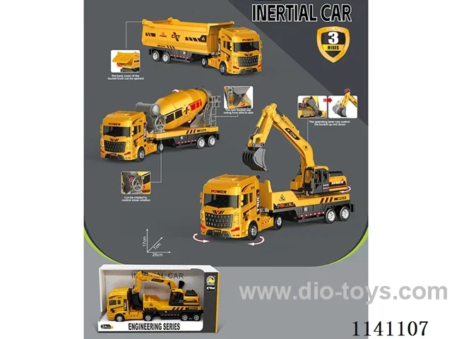 Inertia construction vehicle 3 models mixed