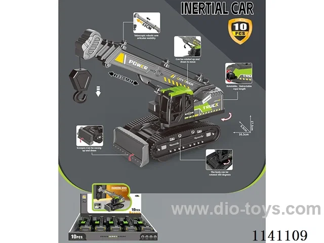 Inertia construction vehicle crane (10pcs/box)