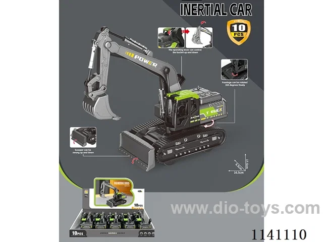 Inertia construction vehicle excavator (10pcs/box)