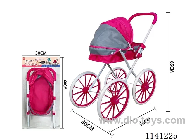 Red and grey duplex thick cloth Trolley (extra large wheel)