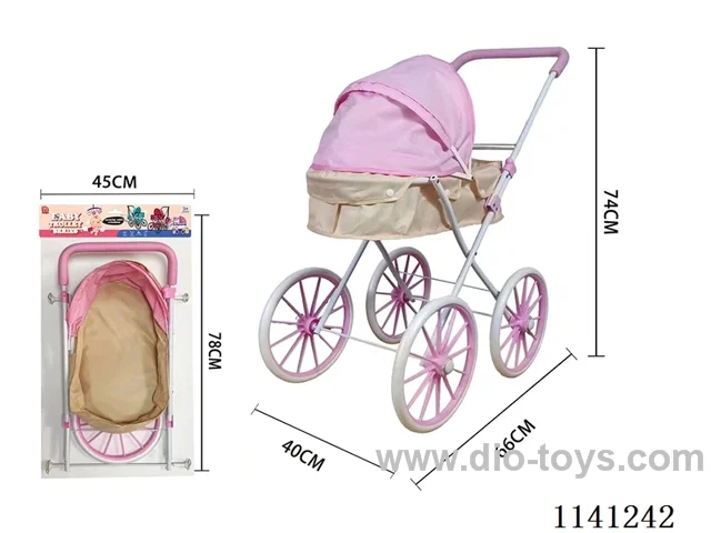 Pink and Yellow Duplex Thick cloth Trolley (Jumbo Wheel)