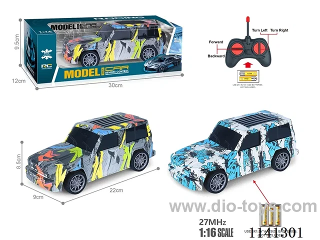 1:16 27MHZ 4ch rc car not included battery