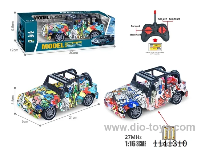 1:16 27MHZ 4ch rc car not included battery