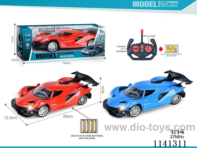 1:14 27MHZ 4ch rc car withlight not included battery