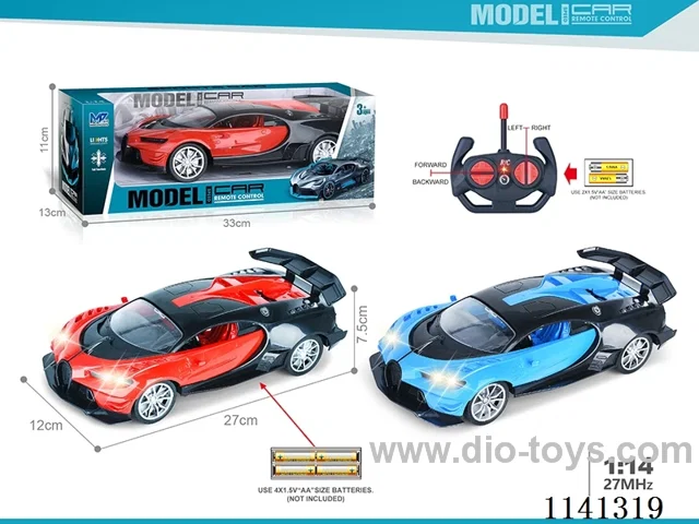 1:14 27MHZ 4ch rc car withlight not included battery