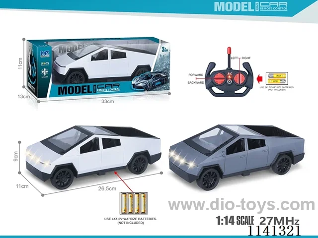 1:14 27MHZ 4ch rc car withlight not included battery