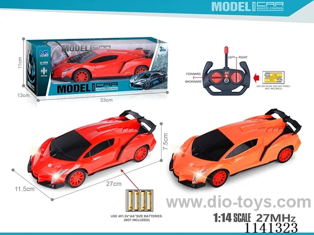 1:14 27MHZ 4ch rc car withlight not included battery