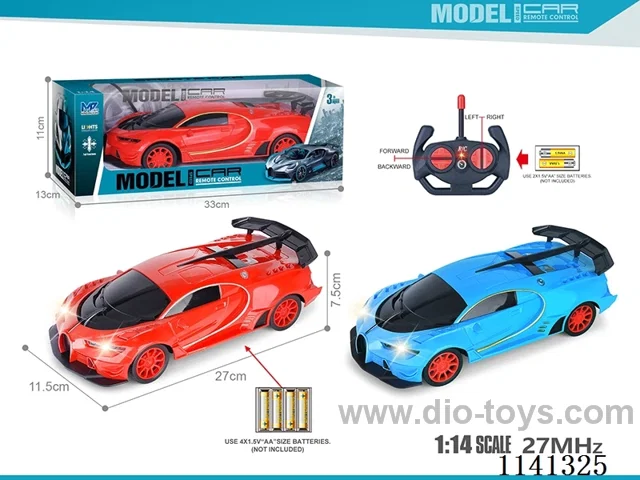 1:14 27MHZ 4ch rc car withlight not included battery