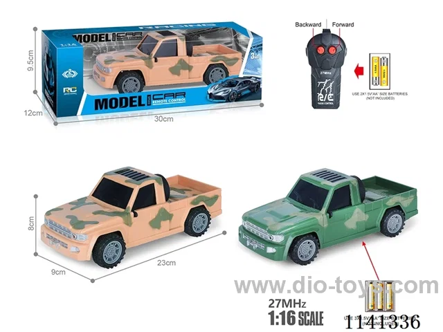 1:16 27MHZ 2ch rc car not included battery
