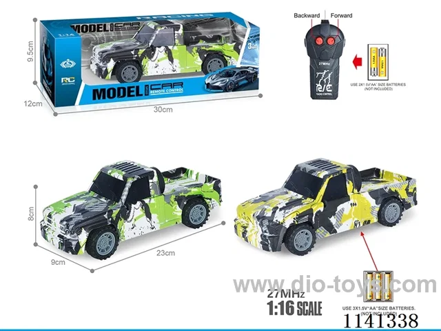 1:16 27MHZ 2ch rc car not included battery