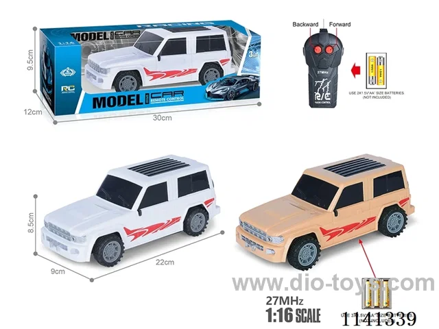 1:16 27MHZ 2ch rc car not included battery