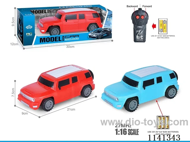 1:16 27MHZ 2ch rc car not included battery