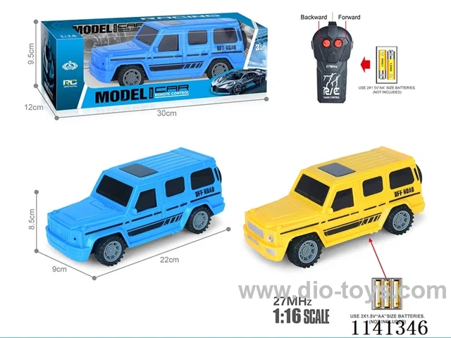 1:16 27MHZ 2ch rc car not included battery