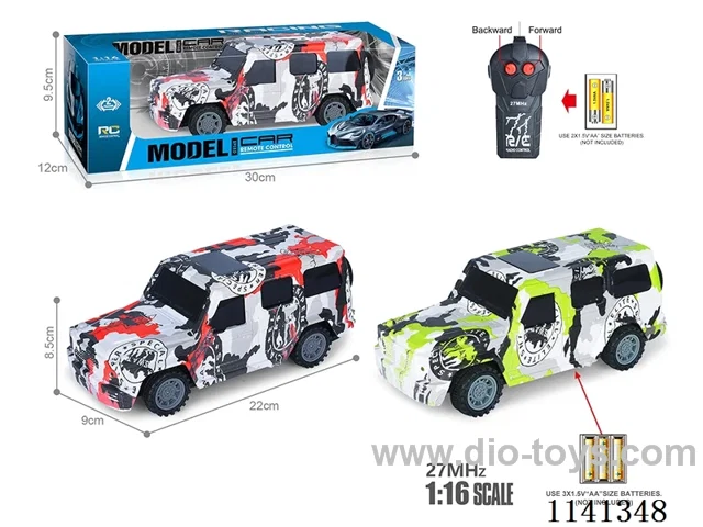 1:16 27MHZ 2ch rc car not included battery