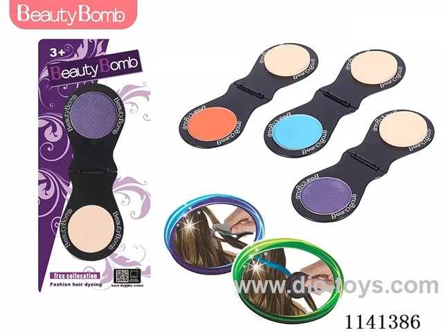 Hair Colour Clip (Powder), 3 Colours Mixed Pack