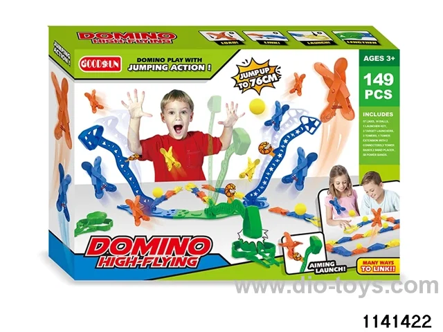 dominoes bouncing ball