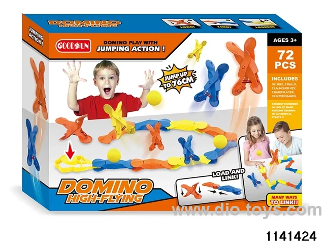 dominoes bouncing ball