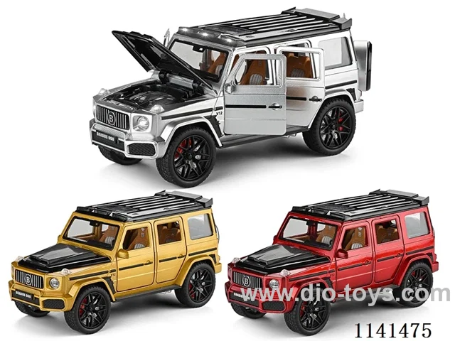 1:24 Six Door Big G Lighted Alloy Car Models pull back